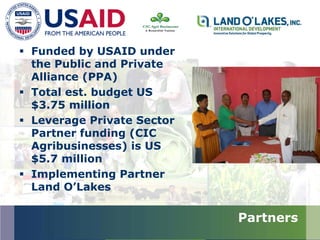 Dairy Enhancement in Eastern Province of Sri-Lanka