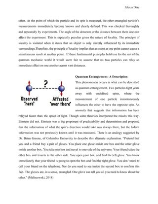 Quantum Entanglement | PDF