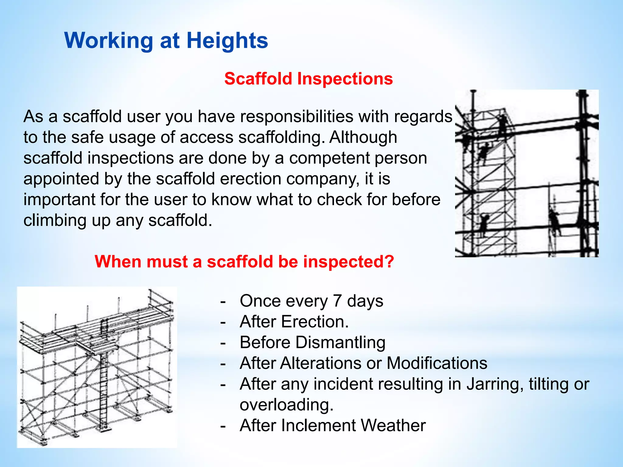 Scaffold Inspections | PPT