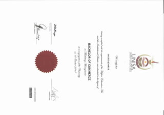 UNISA_Degree_Certificate