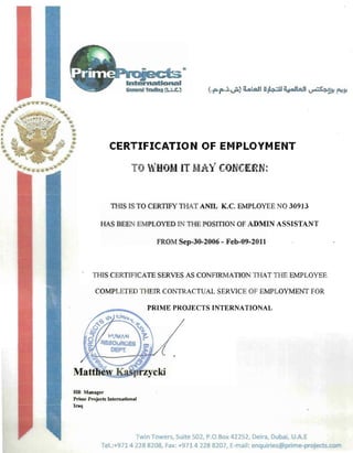 PPI#30913 - Certificate Anil kc