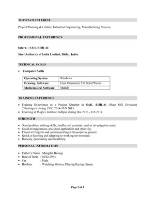 Resume Murli K Bairagi new new PDF 
