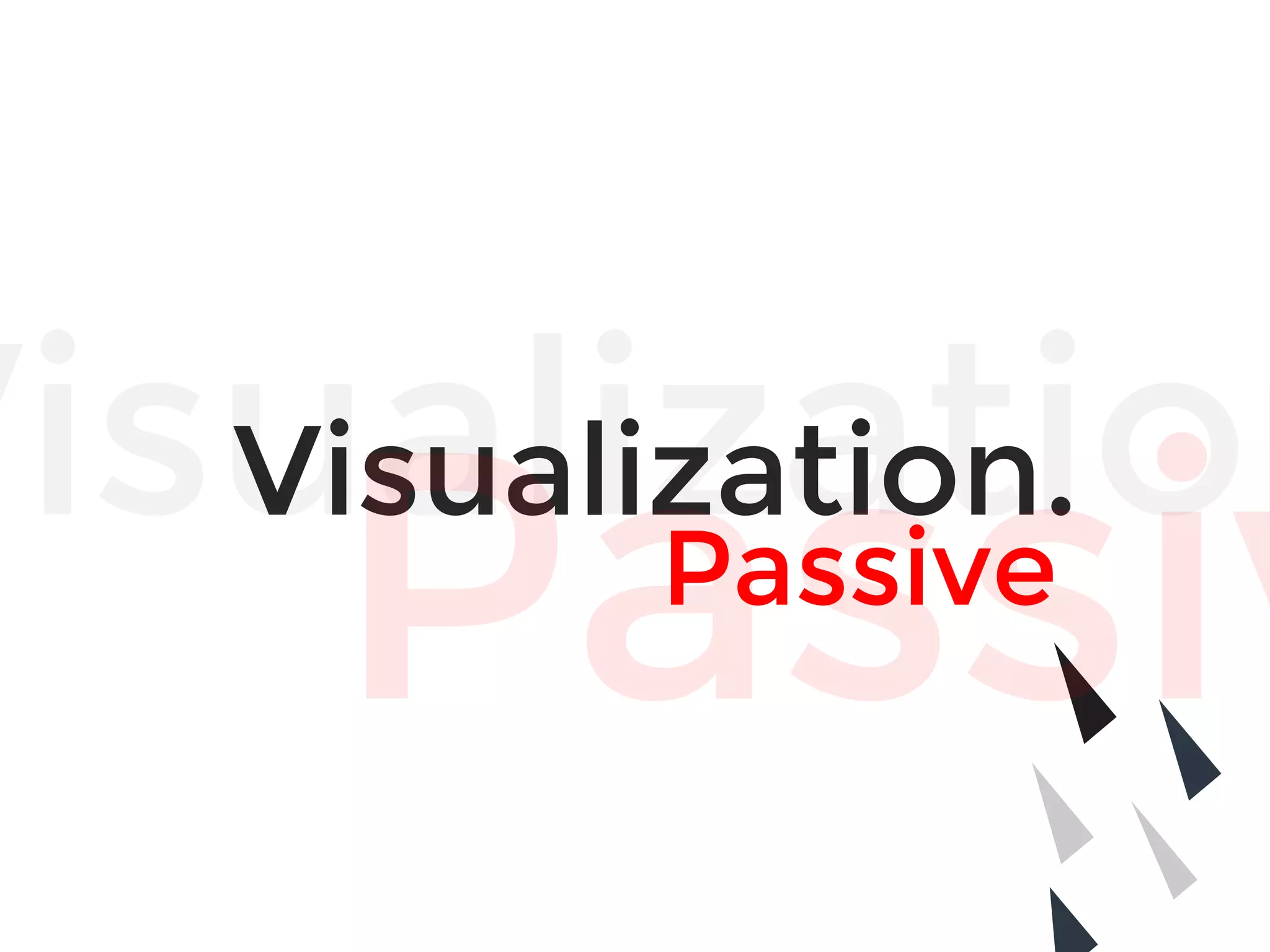 VisualizationVisualization.
Passive
Passiv
 