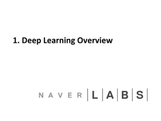 1. 
Deep 
Learning 
Overview 
 