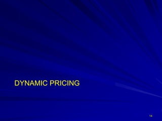 DYNAMIC PRICING
14
 