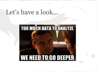 Let’s have a look...
 