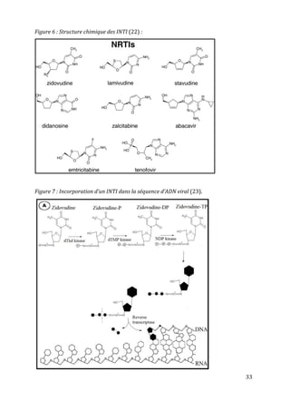  
	
  
33	
  
Figure	
  6	
  :	
  Structure	
  chimique	
  des	
  INTI	
  (22)	
  :	
  
	
  
	
  
Figure	
  7	
  :	
  Inco...