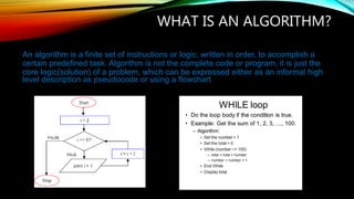 Algorithm Complexity and Main Concepts | PPT