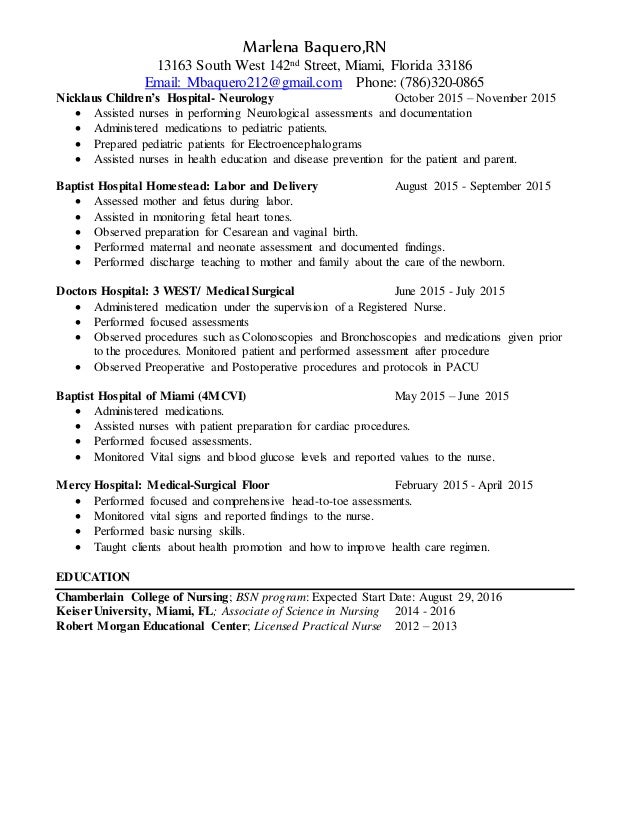 labor and delivery rn resumes