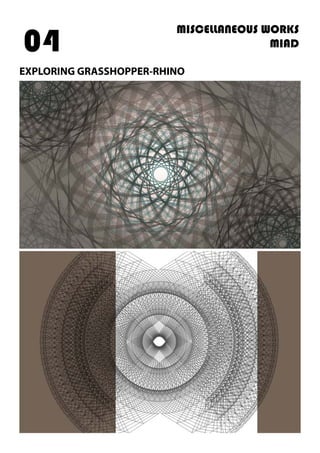 MISCELLANEOUS WORKS
MIAD
EXPLORING GRASSHOPPER-RHINO
04
 