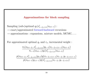 Sampling strategies for Sequential Monte Carlo (SMC) methods | PDF