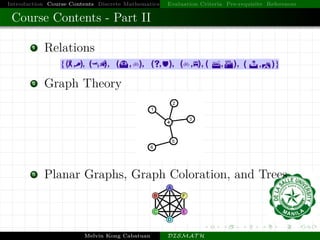 DISMATH_Intro_Admin | PDF | Educational Assessment | Education