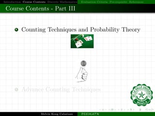 DISMATH_Intro_Admin | PDF | Educational Assessment | Education