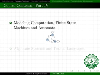 DISMATH_Intro_Admin | PDF | Educational Assessment | Education