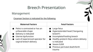 Breech Birth Network Algorithm 2 abnormal-labor.pptxkkkkkkkkkkkkkkkkkkkkkkkkkkk | PPTX