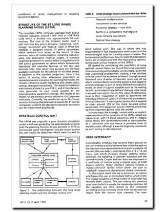 British Telecom: Expert Systems for Telecommunications Policy Analysis