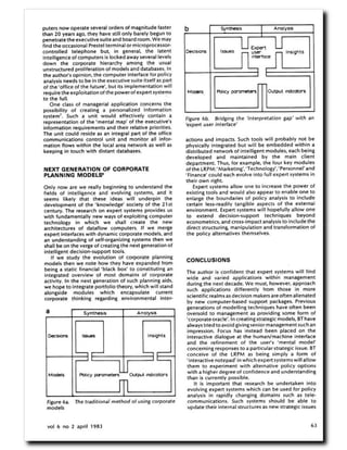 British Telecom: Expert Systems for Telecommunications Policy Analysis