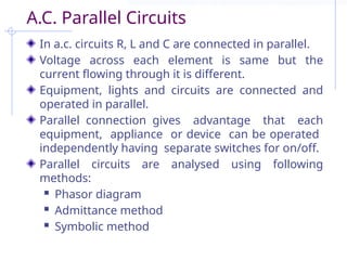 Comprehensive Study of AC Series, Parallel, and Polyphase Circuits with ...