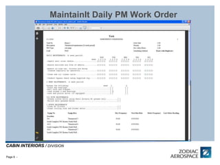 Maintenance Program | PPTX