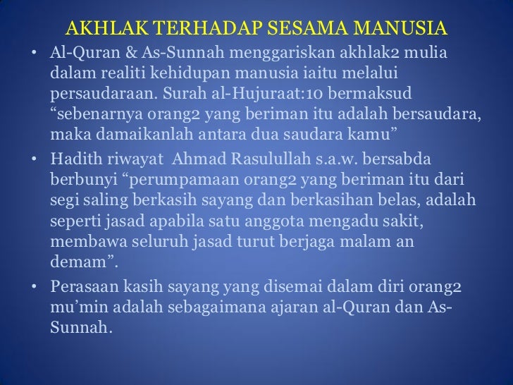 2 adab, akhlak dan etika dalam islam