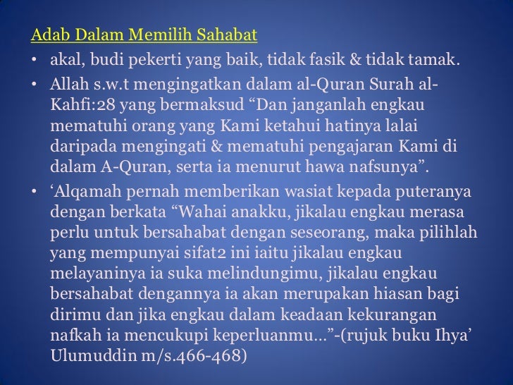 2 adab, akhlak dan etika dalam islam