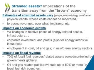 Infrastructure Investment & the Low-carbon Transition | PPTX