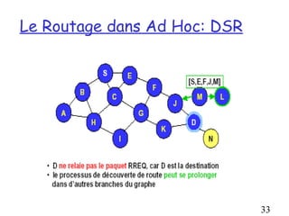 Le Routage dans Ad Hoc: DSR




                              33
 