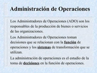 Adm  De Operaciones