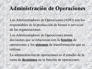 2 adm. de operaciones
