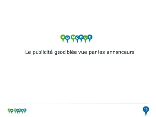 Le publicité géociblée vue par les annonceurs




                                                10
 