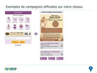Exemples de campagnes diffusées sur notre réseau




                                                   6
 