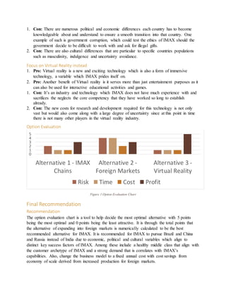 IMAX - Strategic Management Case Study | DOCX