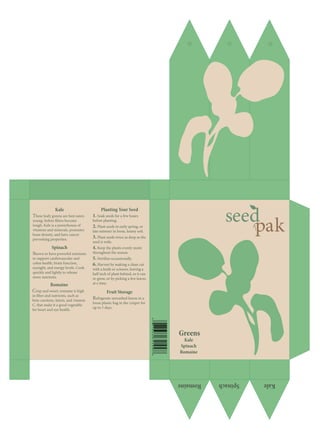 seedpak packaging | PDF