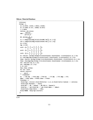 Silicon: Material Database
Si.nb
121
 