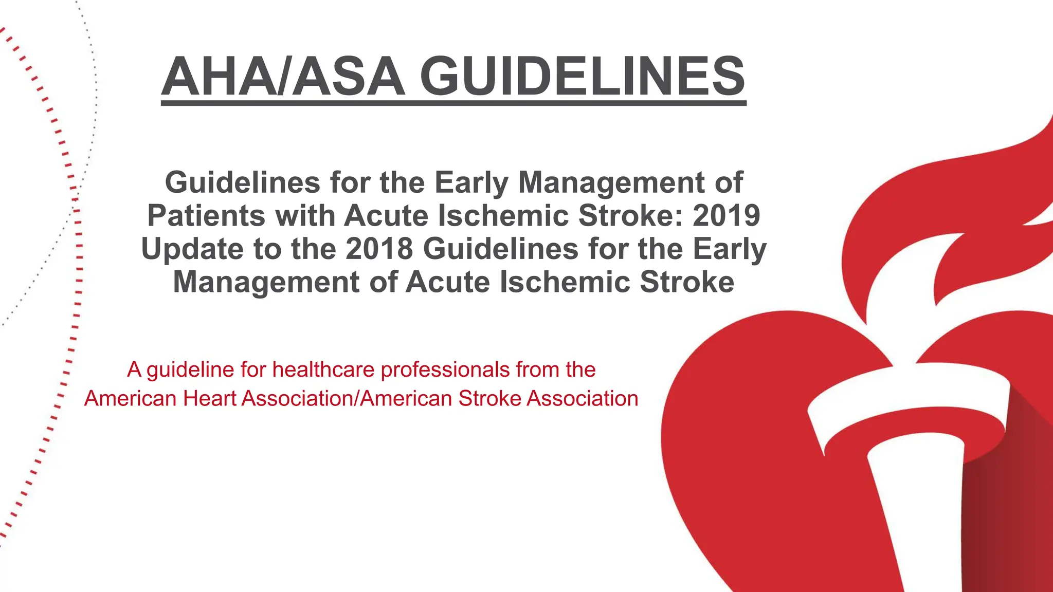 ACUTE Cerebrovascular accident and Stroke guidelines | PDF