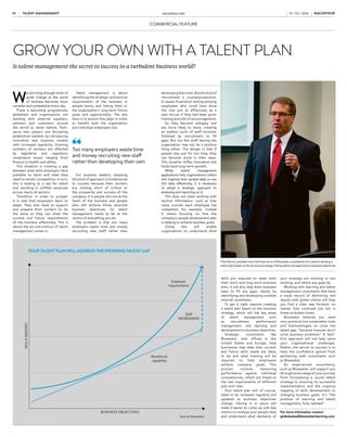 Time to use data to improve your staffing
Companies are turning to data analytics to gain insights into personnel trends which can aid staff recruitment,
retention, development and performance
PEOPLE ANALYTICS
NICK MARTINDALE
P
eople analytics are the
latest buzzwords to hit hu-
man resources and talent
management. But these
two words shouldn’t be dismissed
as just another piece of manage-
ment speak as they sum up the
potential for businesses to drive
decisions based on the use of data,
drawing on insight that has up to
now been unattainable.
“In its advanced form, it enables
predictions to be made,” explains Di-
lys Robinson, principal research fel-
low at the Institute for Employment
Studies. “It is used to gain a greater
understanding of key business ques-
tions or problems, so it is more than
people metrics or management in-
formation. But the majority of organ-
isations, even those producing good
quality people metrics, do not use
people analytics in this way.”
Data can be drawn from a varie-
ty of sources, including employee
engagement surveys, absence re-
cords, training information and
work scheduling, she adds.
While many are not using this to
its full extent yet, most organisa-
tions are at least
engaging in some
kind of analysis of
their people data,
says Tom Mars-
den, chief execu-
tive of people an-
alytics company
Saberr. What they
are not doing,
however, is using
this to make for-
ward predictions.
“It’s estimated
that the number of
businesses doing
this is as low as 5
per cent,” he says.
Examples of or-
ganisations that are include Google,
which has changed its recruitment
criteria based on identifying par-
ticular characteristics of successful
hires, and McKinsey and JetBlue,
which have spotted some of the
causes of attrition in key staff, re-
ducing attrition by up to 25 per cent.
One issue slowing down the up-
take of people analytics is human
resources departments’ lack of
natural instinct
for data, Brian
Kropp, HR prac-
tice leader at CEB,
believes. “A useful
question to pose is
what can HR learn
from marketing?
Marketing have
developed analyt-
ics capabilities,
including how to
analyse unstruc-
tured data, how
to segment their
data and how to
target analysis on
customer needs,
as well as outcome
metrics to show the impact of deci-
sions and actions,” he says.
HR is also hampered by the qual-
ity of data it has, which tends to be
around volumes rather than qual-
ity, as well as the old issue of data
being kept on disparate technolo-
gy platforms.
Jo Harley, managing director at
engagement technology firm Purple
Cubed, advises HR to keep things
simple in the early days. “Start by
understanding what is right for your
organisation and its culture,” she
says. “Then adopt a few easy-to-ac-
cess measures and increase over
time. A few quick wins, demonstrat-
ing how people analytics can add
real value to the business, will ena-
ble buy-in at the top.”
She identifies four main areas
where HR should look to make use
of data as talent management, re-
cruitment, learning and develop-
ment, and engagement.
One of the biggest potential areas
is workforce planning, helping or-
ganisations assess future require-
ments and match these to avail-
able talent. “Organisations can
determine which existing workers
they want to secure or nurture in
which locations, the likelihood of
people considering a change and
then accurately inform the hiring
process about the type of person
they should be hiring,” says Belin-
da Johnson, owner of employment
research consultancy Worklab.
“Within this hiring capability,
employers should have truly en-
gaged talent pools through which
they are identifying potential new
hires based on building up a profile
of their credentials but, again, this
is not a widespread capability yet.”
Some organisations, such as HCL
Technologies, are making use of
people analytics in this space. “It
helps us to balance our workforce
to ensure we have access and avail-
ability of the right skills, at the
right time, in the right place and at
the right cost,” says Prithvi Sher-
gill, chief HR officer. “We have also
used people analytics for predict-
ing employee retention and talent
fulfilment, as well as profiling tal-
ent to enhance performance.”
At a more simplistic level, the
concept can also be used to track
how happy and engaged employ-
ees are; data which can then be
used to identify any underlying
issues with staff. “Usually in the
form of survey questions, busi-
nesses are looking for employee
feedback on the human factors
which affect their work, so the
extent to which
they are happy,
inspired, and em-
powered,” says
Jody Aked, head
of service design
at Happiness
Works. “They also
touch on relation-
ships: how are
teams working to-
gether and what
can this tell us
about efficiency,
productivity and
staff retention.”
The principle
could even be ex-
tended to helping to identify po-
tential risks to the business from
employees, through monitoring
people’s digital interactions, says
Scott Weber, managing director
of Stroz Friedberg. “Employees
intent on damaging an organisa-
tion typically share psychological
traits, which are often expressed
through the employee’s choice of
language,” he says. “By recognis-
ing patterns in word choice, exist-
ing at-risk employees can be iden-
tified before an incident.”
Such analysis need not be solely in-
ward-looking, either. Luxury hotel
operator The Dorchester Collection
uses data from staff and customers
to help shape both its employee of-
fering and guest experiences.
“We know that the hotels where
employee engagement is highest
are also where guests are the most
engaged,” says Eugenio Pirri, vice
president, people and organisation-
al development of the hotel chain.
“Heightened engagement on both
parts results in improved customer
focus, business performance and
revenues. We’re also able to recruit
better, finding the right people
based on our culture and fit, and
then placing them in the right roles
with clear development tailored to
their needs and ambitions.”
Edward Houghton, CIPD’s research
adviser, human capital and metrics,
believes data an-
alytics could have
a positive effect
on HR’s own role
in the business.
“The growth of HR
analytics could
provide HR with
greater persuasive
evidence to both
inform organisa-
tional strategy and
demonstrate their
value-adding con-
tribution to busi-
ness performance,”
he says. “But first
they need to make a
strong business case for investment
in the area.”
It’s a point also made by Giles
Slinger, director at data analytics
firm Concentra. “HR needs to get
very good at telling a clear story,”
he says. “It is not enough to say ‘our
six-month rolling attrition rate is
down 0.1 per cent’. You need to be
able to point to a chart and say ‘this
area had the highest level of attri-
tion in top performers in 2015 and
it also had the lowest engagement
scores – that cost us $3 million in
replacing staff and 2,000 dissatis-
fied customers’.”
It helps us to
balance our
workforce to ensure
we have access and
availability of the
right skills, at the
right time, in the
right place and at
the right cost
Share this article online via
raconteur.net
Getty
COMMERCIAL FEATURE
It is used to
gain a greater
understanding
of key business
questions or
problems, so
it is more than
people metrics
or management
information
TALENT MANAGEMENT raconteur.net14 RACONTEUR RACONTEUR raconteur.net 15TALENT MANAGEMENT10 / 03 / 2016 10 / 03 / 2016
MOST VALUABLE BENEFITS OF WORKFORCE ANALYTICS
Source: SAP
COMMON USES OF WORKFORCE ANALYTICS
GLOBAL SURVEY OF ORGANISATIONS WITH ADVANCED ANALYTICS
Source: Harvard Business Review
Plan and measure outcomes
of executive leadership
development
39%
Create a pipeline of
successors for high
performers
52%
Design and build career paths
for valued employees
55%
Develop workforce
skills in key areas
79%
Identify and develop
high-potential
employees
66%
Understand and plan for
future talent needs
65%
Improved
business
performance
Higher
employee
retention
Fast,
reliable data
aggregation
and access
YOUR TALENT PLAN WILL ADDRESS THE WIDENING TALENT GAP
BUSINESS OBJECTIVES
SKILLSNEEDED
Workforce
capability
Employer
requirements
GAP
INCREASING
RACONTEUR raconteur.net 2XXXXxx xx xxxx
GROW YOUR OWN WITH A TALENT PLAN
Is talent management the secret to success in a turbulent business world?
W
e are living through times of
great change as the world
of business becomes more
complex and competitive every day.
Trade is becoming progressively
globalised and organisations are
working with external suppliers,
partners and customers around
the world as never before. Tech-
savvy new players are disrupting
established markets by introducing
innovative new business models
with increased regularity. Growing
numbers of workers are affected
by legislative and regulatory
compliance issues, ranging from
finance to health and safety.
This situation is creating a gap
between what skills employers have
available to them and what they
need to remain competitive. In turn,
this is leading to a war for talent
and resulting in unfilled vacancies
across nearly all sectors.
Therefore, in order to prosper
it is vital that employers learn to
adapt. They also need to support
and prepare their workers to do
the same so they can meet the
current and future requirements
of the business effectively. This is
where the art and science of talent
management comes in.
Talent management is about
identifying the strategic and tactical
requirements of the business in
people terms, and linking them to
the organisation’s long-term future
goals and opportunities. The aim
here is to ensure they align in order
to benefit both the organisation
and individual employees too.
For business leaders, adopting
this kind of approach is fundamental
to success because their workers
are nothing short of critical to
the prosperity and success of the
company. It is people who are at the
heart of the business and people
who will achieve those essential
business objectives. So talent
management needs to be at the
centre of everything you do.
The problem is that too many
employers waste time and money
recruiting new staff rather than
developingtheirown. Butthis kind of
recruitment is counterproductive.
It causes frustration among existing
employees who could have done
the role just as effectively as a
new recruit if they had been given
training and a bit of encouragement.
So they become unhappy and
are more likely to leave, creating
an endless cycle of staff turnover
followed by recruitment to fill
gaps. But too few staff leaving the
organisation may not be a positive
thing either. The danger is that if
people stay put for too long, they
can become stuck in their ways.
This situation stifles innovation and
holds back long-term growth.
While talent management
applications help organisations collect
and organise their people data, to use
this data effectively, it is necessary
to adopt a strategic approach to
analysing and reporting on it.
This does not mean working with
tactical information, such as how
many courses each employee has
completed, for example. Instead
it means focusing on how the
company’s people development plan
is helping to achieve business goals.
Doing this will enable
organisations to understand what
skills are required to meet both
their short and long-term business
aims. It will also help them evaluate
ways to fill any gaps, ideally by
identifying and developing suitable
internal candidates.
To get it right requires creating
a talent plan based on the business
strategy, which will link key areas
of talent management such
as recruitment, performance
management, and learning and
development to business objectives.
Strategic consultants like
Bluewater, with offices in the
United States and Europe, help
businesses map what their current
and future skills needs are likely
to be and what training will be
required to help employees
achieve company goals. This
process involves measuring
performance against individual
competencies, which are linked to
the real requirements of different
jobs and roles.
Your talent plan will, of course,
need to be reviewed regularly and
updated as business objectives
change. Having it in place will
make it easier to come up with key
metrics to analyse your people data
and understand what elements of
your strategy are working or not
working, and where any gaps lie.
Working with learning and talent
management consultants that have
a track record of delivering real
results with global clients will help
you find a clear way forward, no
matter how confused you are in
these turbulent times.
Bluewater believes you need
very practical but sustainable tools
and methodologies to close the
talent gap, “because licenses don’t
solve business problems”. A tech-
first approach will not help solve
your organisational challenges.
Rather, the secret to success is to
have the confidence gained from
partnering with consultants such
as Bluewater.
An experienced consultancy,
such as Bluewater, will support you
through every stage of your journey
from formulating a sound talent
strategy to ensuring its successful
implementation and the ongoing
mapping of skills development to
changing business goals. It’s “the
promise of learning and talent
management, fully realised”.
For more infomation contact
globalsales@bluewaterlearning.com
Too many employers waste time
and money recruiting new staff
rather than developing their own
COMMERCIAL FEATURE
Chris Bond, president and chief executive of Bluewater, emphasises the need to develop a
talent plan based on the business strategy, linking talent management to business objectives
Source: Bluewater
 