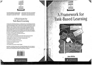 2 a framework for task based learning
