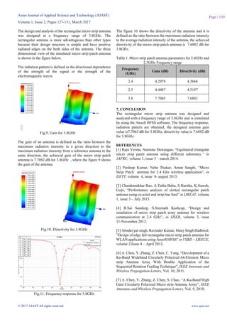 Gain and Directivity Enhancement of Rectangular Microstrip Patch ...