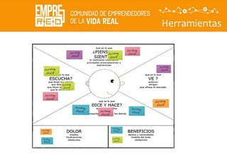 Herramientas
Descubrir
La
propuesta
de valor
 