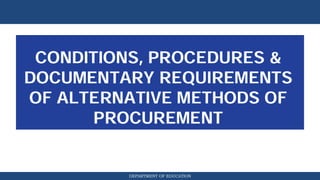 DEPARTMENT OF EDUCATION
 