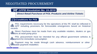 DEPARTMENT OF EDUCATION
NEGOTIATED PROCUREMENT
 