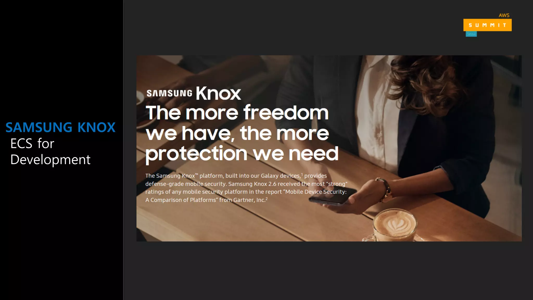 SAMSUNG KNOX
ECS for
Development
 