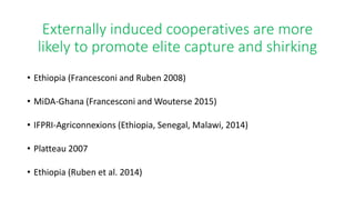 Is the “Cooperative Life Cycle” Framework Relevant for Rural Africa?