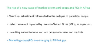 Is the “Cooperative Life Cycle” Framework Relevant for Rural Africa?