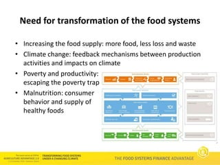 Food Systems Finance Advantage: Addressing the financing Gap - Andre de Jager SNV Netherlands Development Organisation