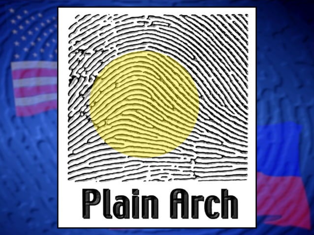 Fingerprint Classification Arch Patterns Ppt