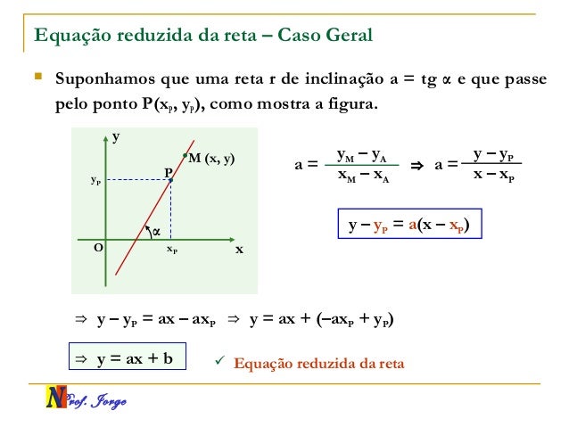 Estudo da reta