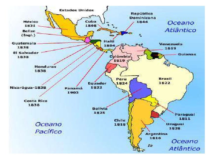 2° ano - Processos de Independência na América