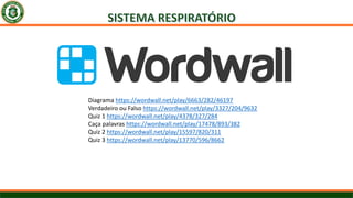Diagrama https://wordwall.net/play/6663/282/46197
Verdadeiro ou Falso https://wordwall.net/play/3327/204/9632
Quiz 1 https://wordwall.net/play/4378/327/284
Caça palavras https://wordwall.net/play/17478/893/382
Quiz 2 https://wordwall.net/play/15597/820/311
Quiz 3 https://wordwall.net/play/13770/596/8662
 