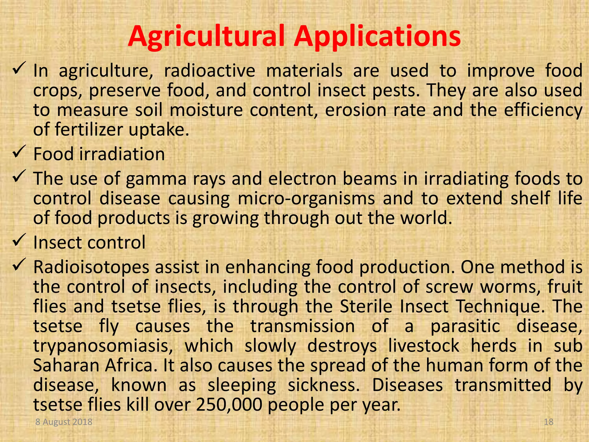 Applications Of Nuclear Energy | PPTX